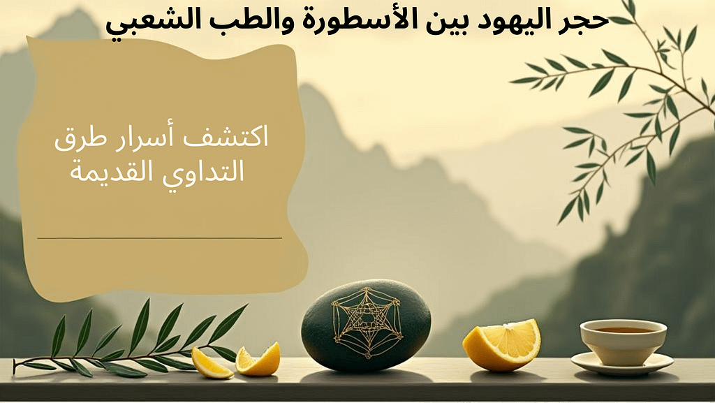 حجر اليهود (زيتونة بني إسرائيل): بين الأسطورة والطب الشعبي