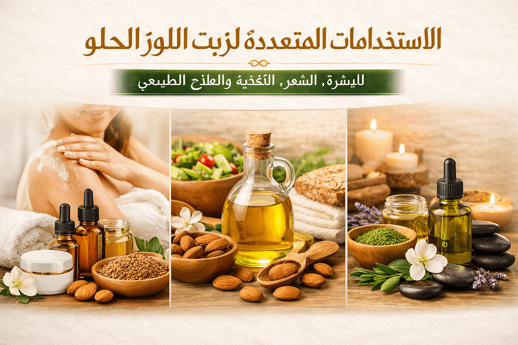 زيت اللوز الحلو