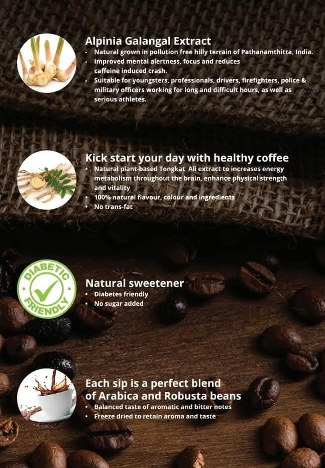S Xtra coffee Ingrediants